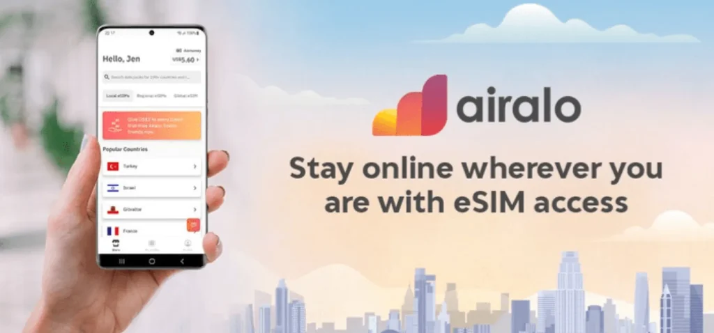 eSIM Airalo - Internet con un App