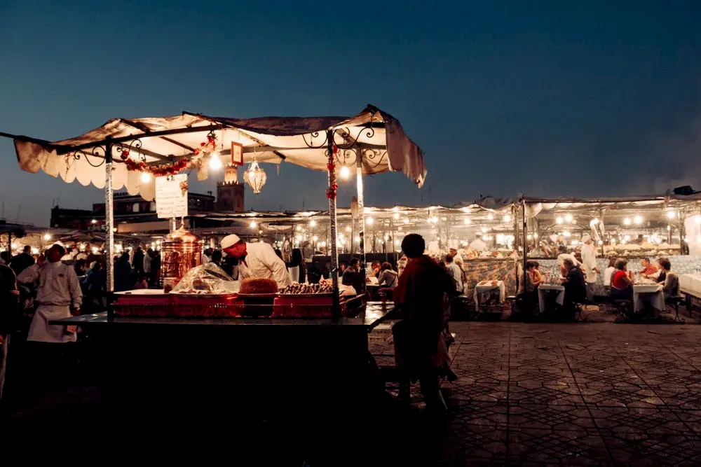 Mercato notturno Marrakech