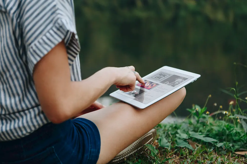 Kindle per leggere in van o camper